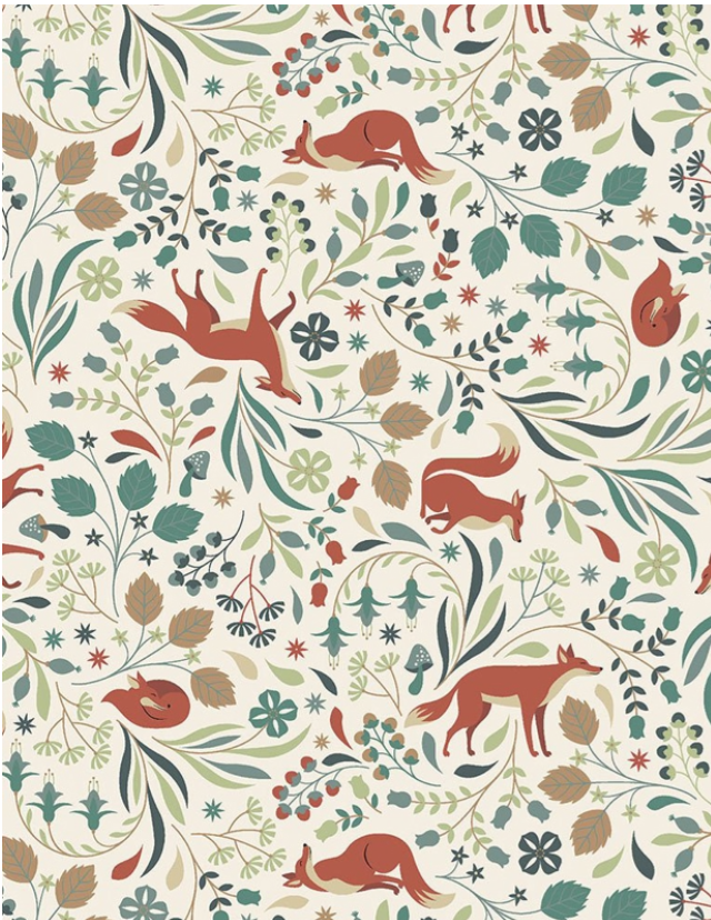 Foxy Time - Cream 1562 by Dear Stella