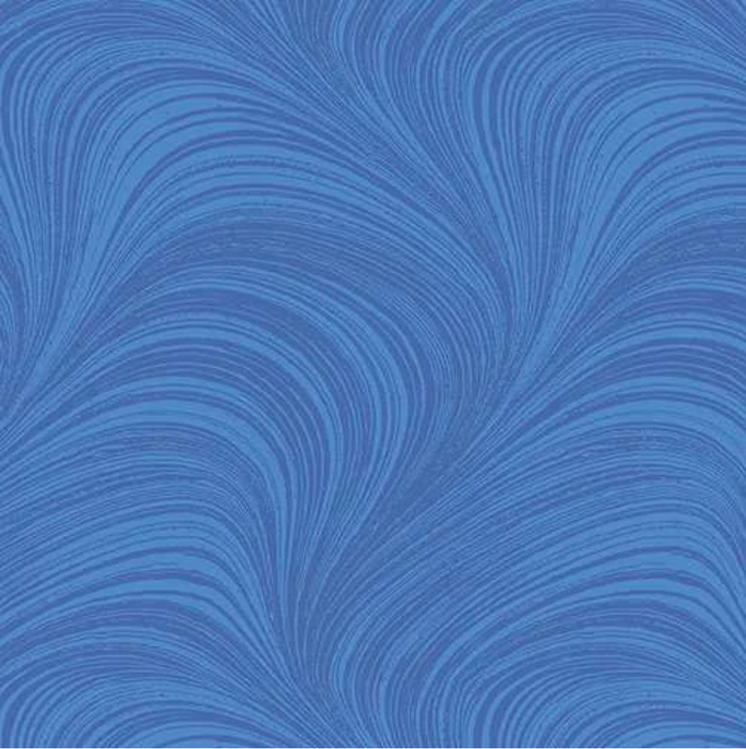 Wave Texture - Medium Blue 2966-52 by Benartex