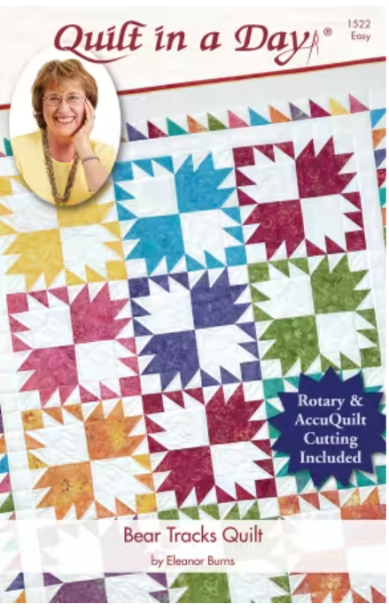 Bear Tracks Quilt Pattern by Eleanot Burns