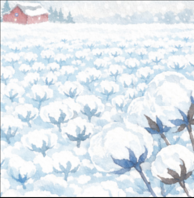 Nine Acres Cotton Batting - King Size 120" x 120" Winter Heavier Weight Natural