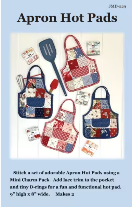 Apron Hot Pads - Pattern by J. Minnis Designs
