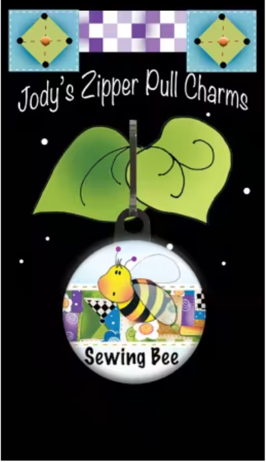 Jody's Zipper Pull Charms - Sewing Bee