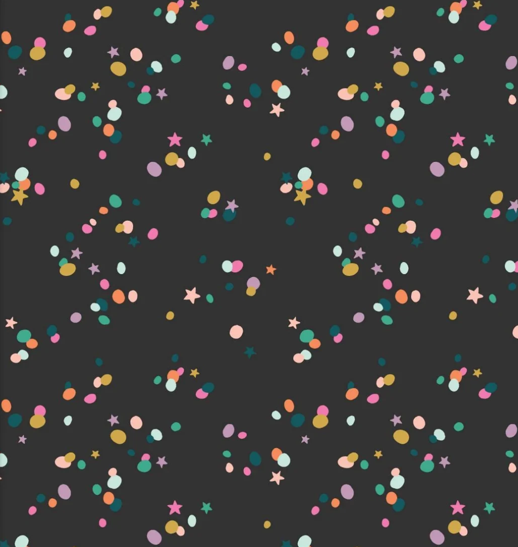 Pop the Bubbly - Sprinkled With Love Confetti 24688 by 3 Wishes Fabric