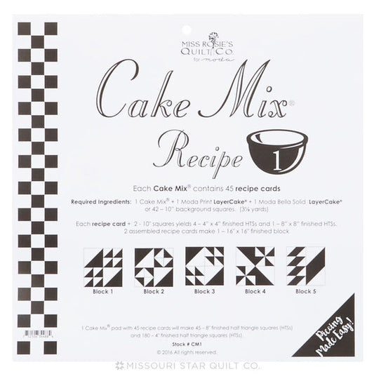 Cake Mix Recipe 1 by Moda