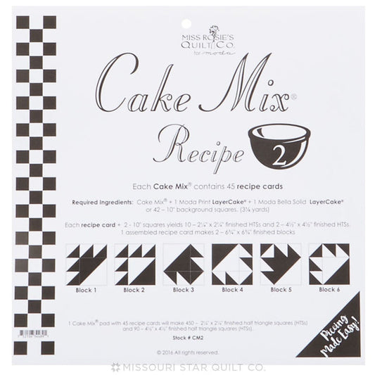 Cake Mix Recipe 2 by Moda