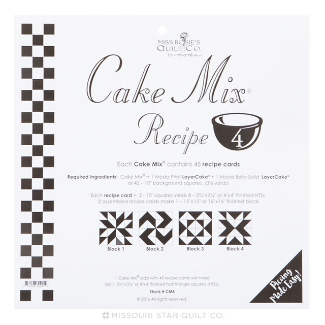 Cake Mix Recipe 4 by Moda