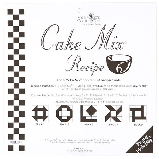 Cake Mix Recipe 6 by Moda