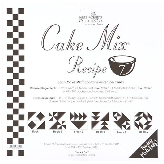 Cake Mix Recipe 7 by Moda