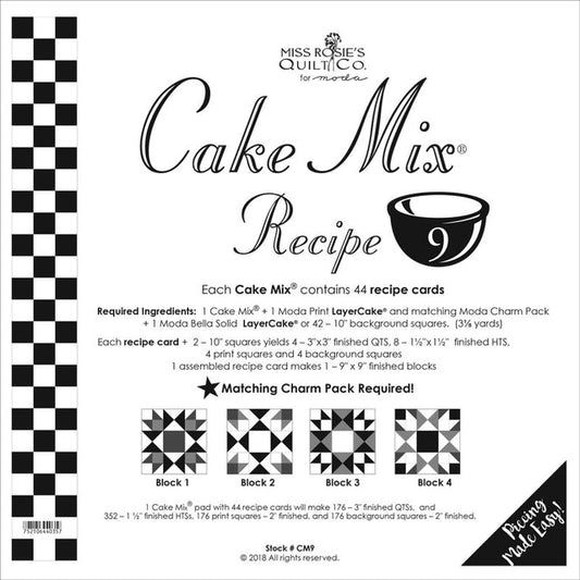 Cake Mix Recipe 9 by Moda