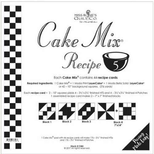 Cake Mix Recipe 5 by Moda