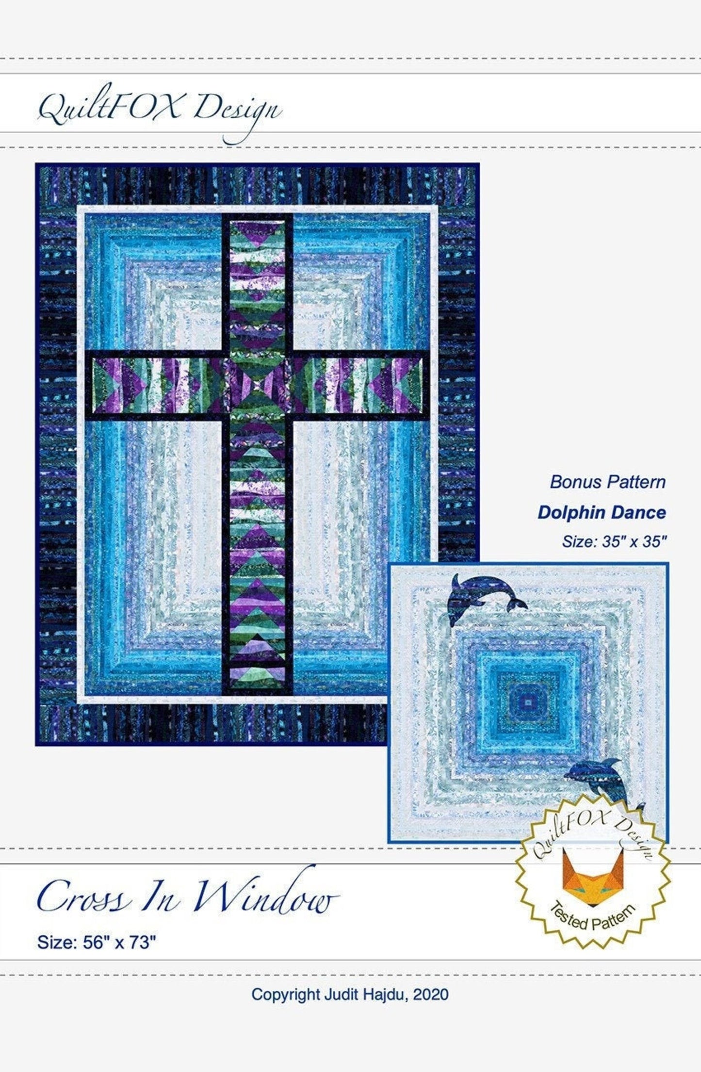 Cross In Window Pattern by QuiltFox Design