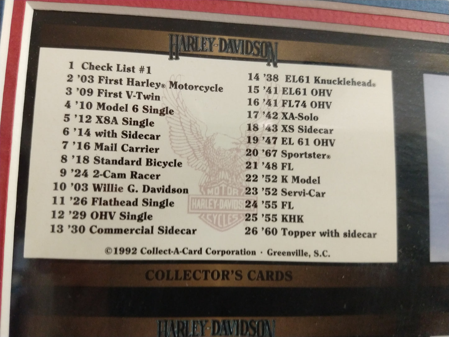 Harley-Davidson Factory 100 Collector's Cards UNCUT Series 1