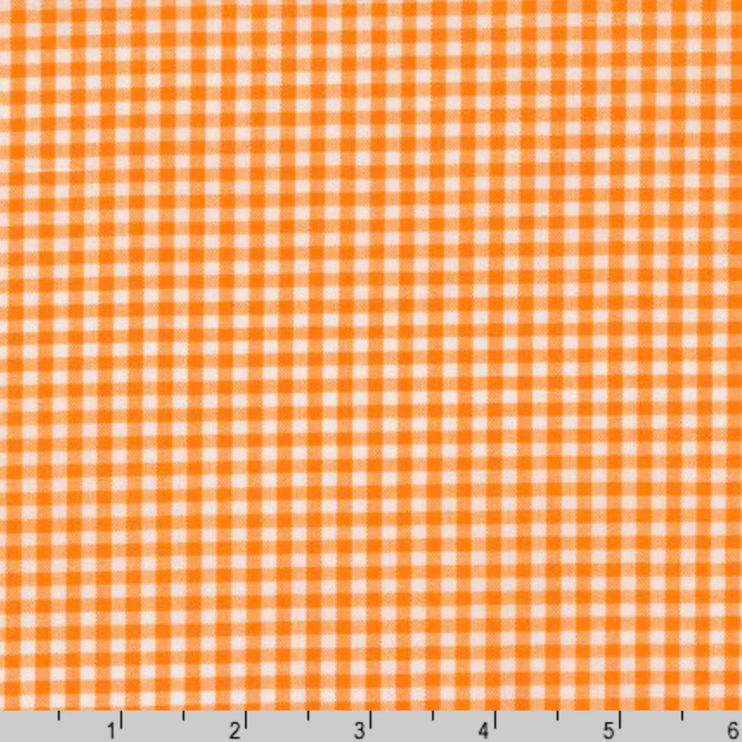 Carolina Gingham - Orange Yarn Dyed P5689-9 -1/8" by Robert Kaufman