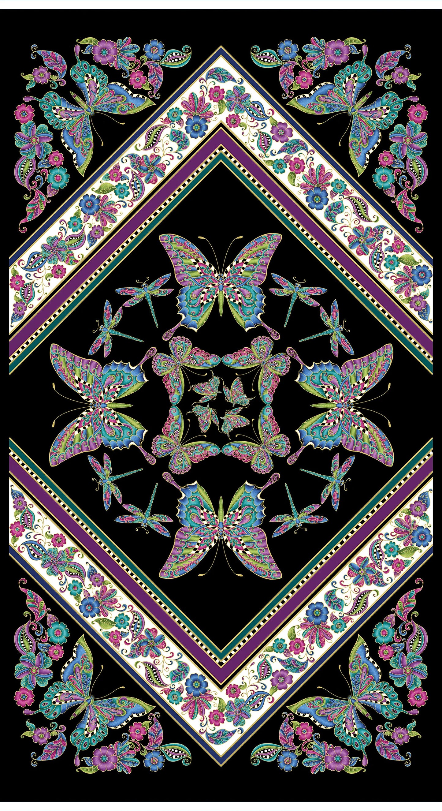 Alluring Butterflies - Panel - 152
