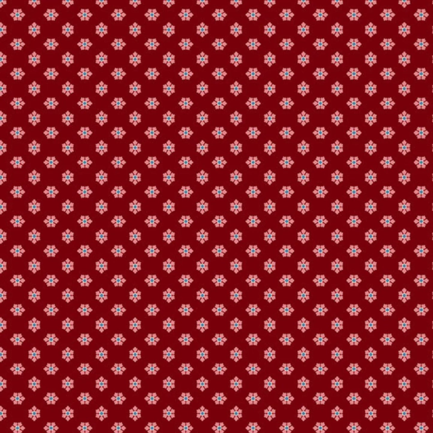 Midnight Meadow - Smithsonian Institution R650847 Red by Marcus Fabrics