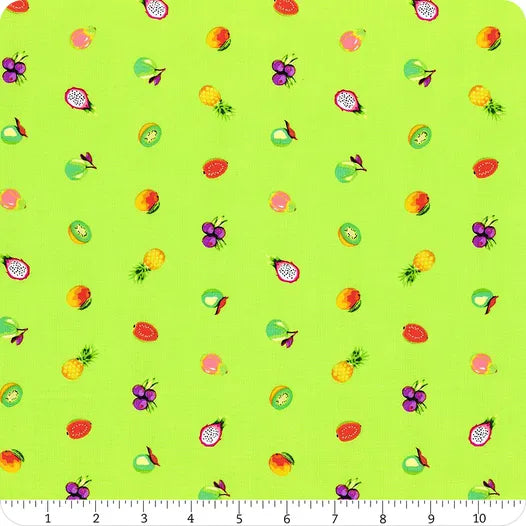Tula Pink Daydreamer - Forbidden Fruit Snacks - Kiwi - Free Spirit