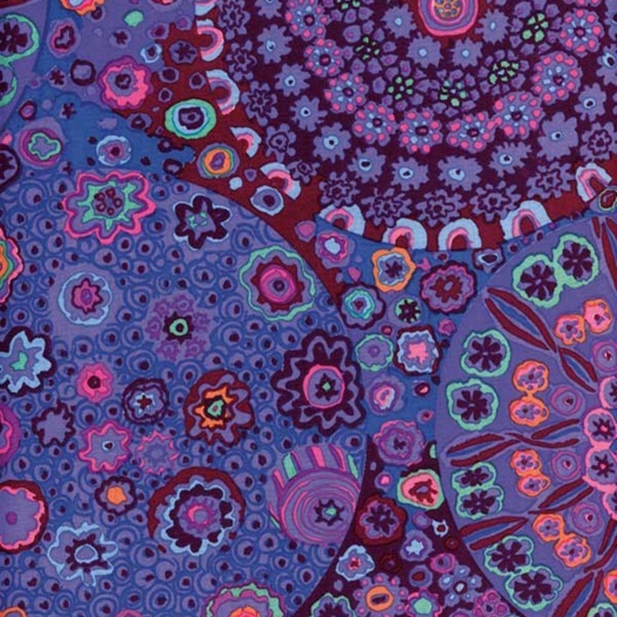 108" Millefiore - Blue by Kaffe Fassett for Free Spirit