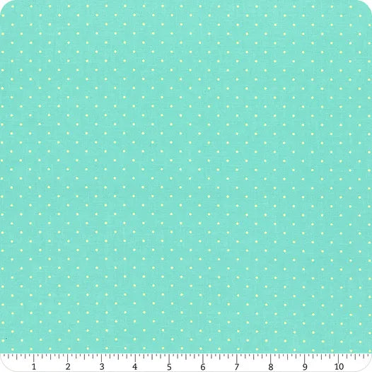 Tula Pink Tiny Dots - Peacock by Free Spirit