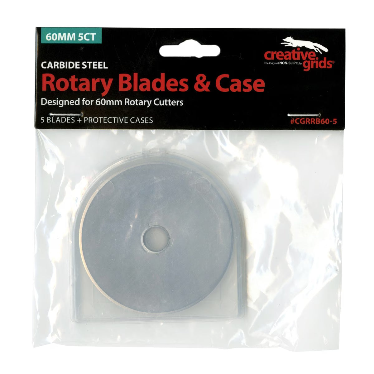 Creative Grids - 60mm Replacement Blades qith Case CGRRB60-5
