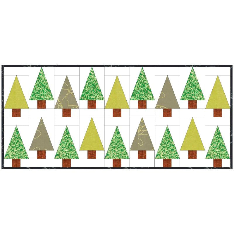 Shimmering Trees English Paper Piecing by Paper Pieces