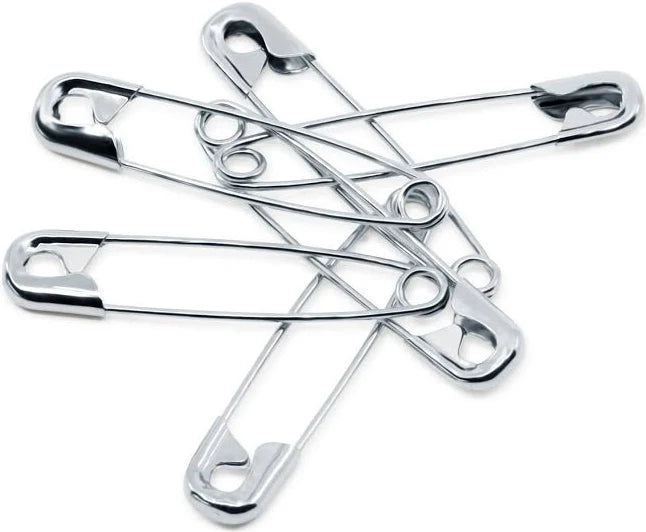 Dritz - 1 1/2" Curved Basting Pins - Nickel-Plated Steel #3021 Pkg of 50