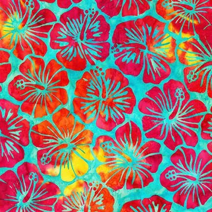 Totally Tropical Batik - Rainbow 17802-263 by Robert Kaufman