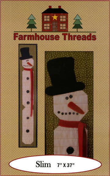 Slim - Snowman Kit by Farmhouse Threads