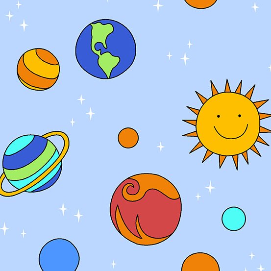 Spaced Out by Kim Schaefer for Andover Fabrics