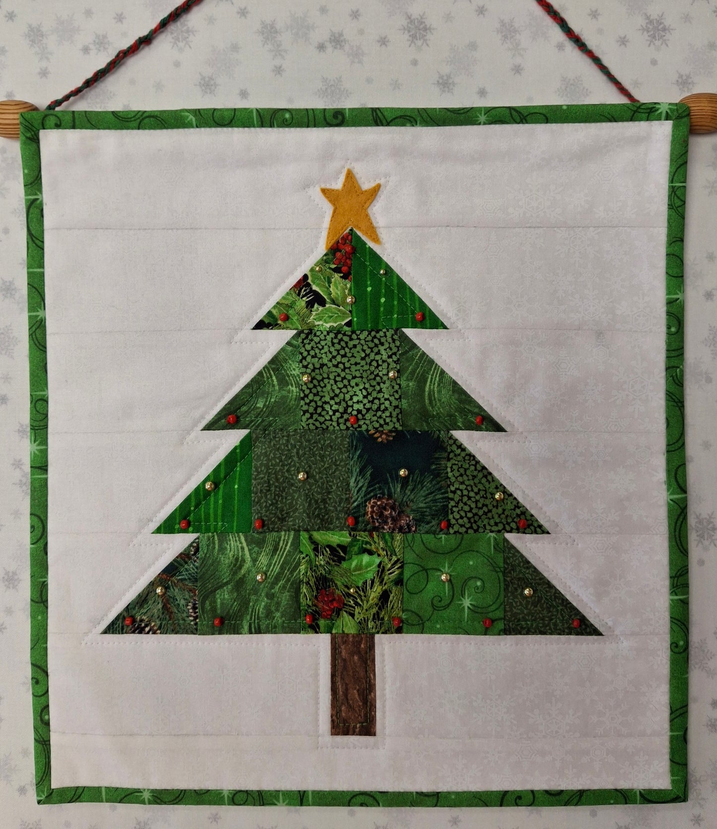 Mini Quilt in a Jar Kit - Holiday Tree