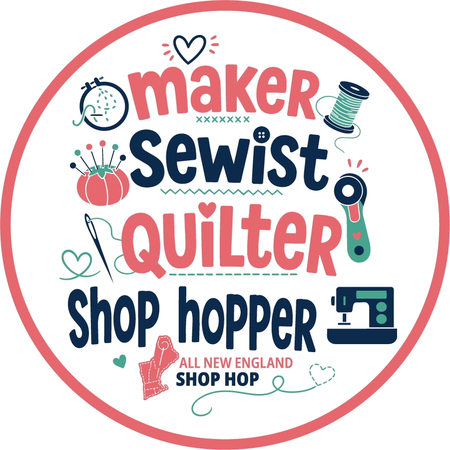 All New England Shop Hop 2026 PRE-SALE 2 1/2" Sticker