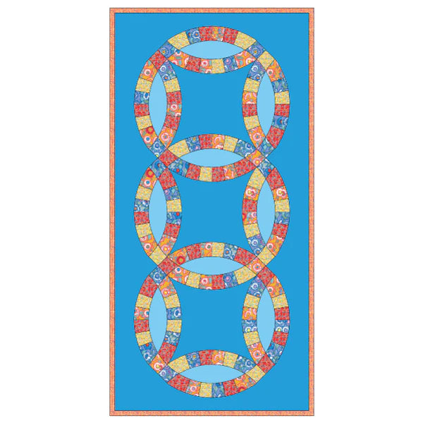 Three Ring Table Runner - English Paper Piecing Pattern & Papers by Paper Pieces