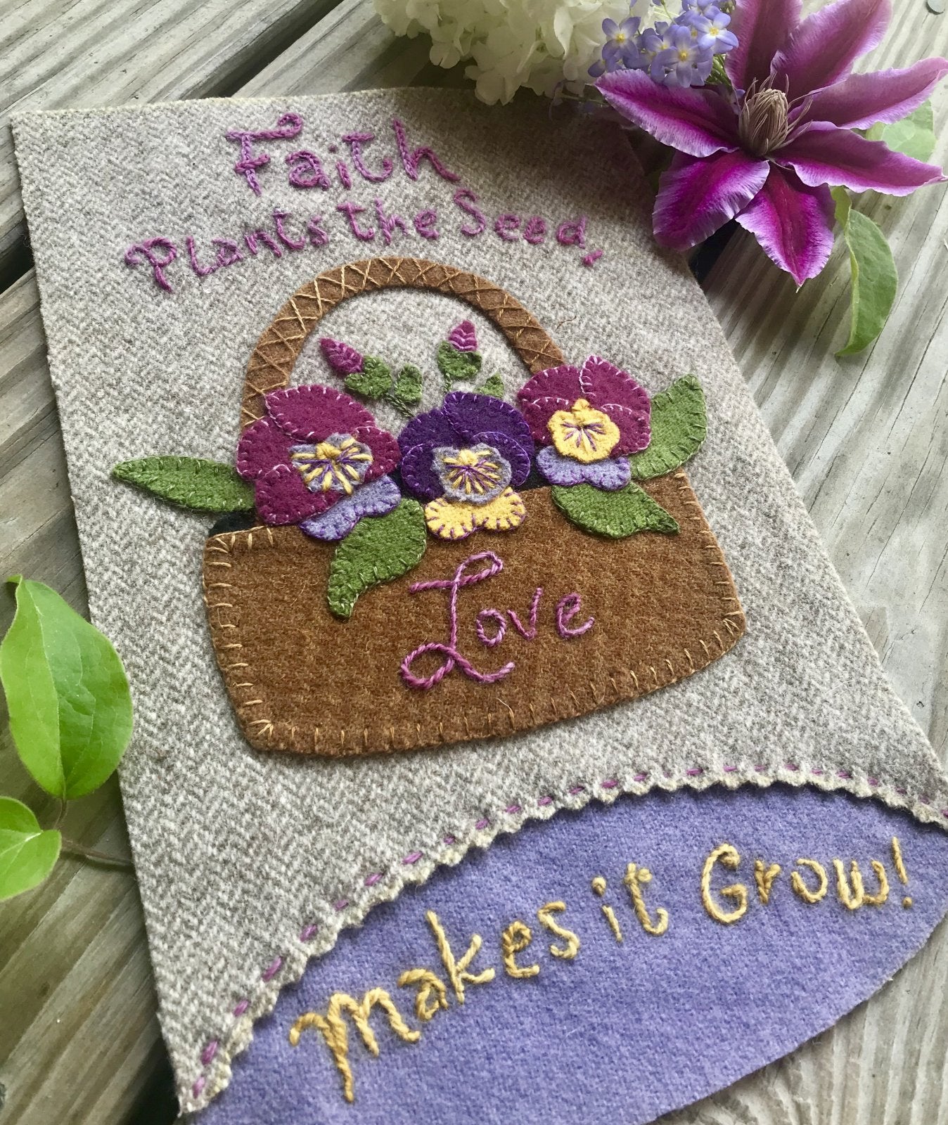 Faith, Love, Grow! by Calico Patch Designs