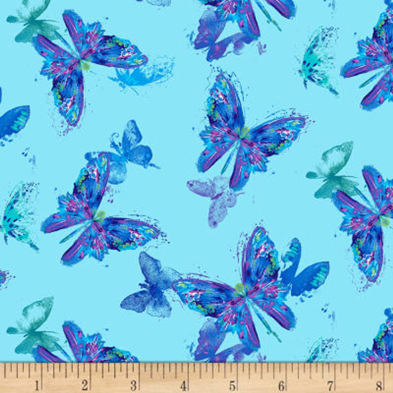 Misty - Turquoise by Timeless Treasures – Paradise Quilting 