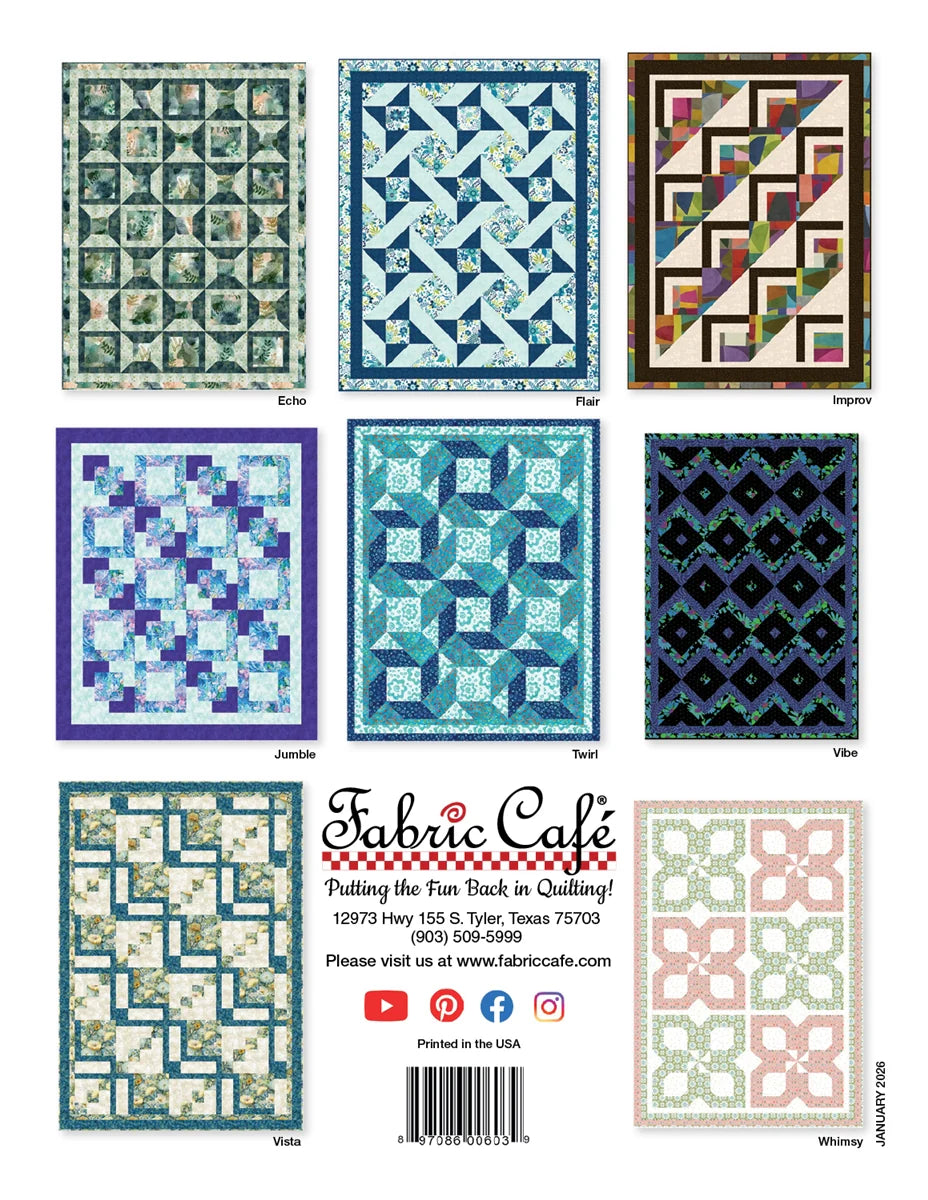 Fabric Cafe - Make it Scrappy with 3 Yard Quilts