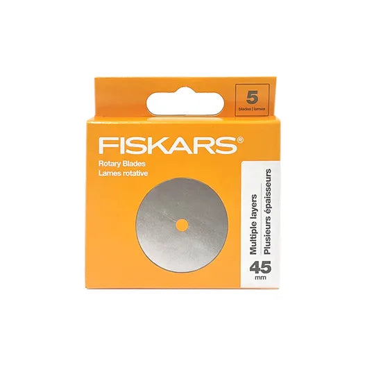 Fiskars 45mm Rotary Blades 5 per pkg