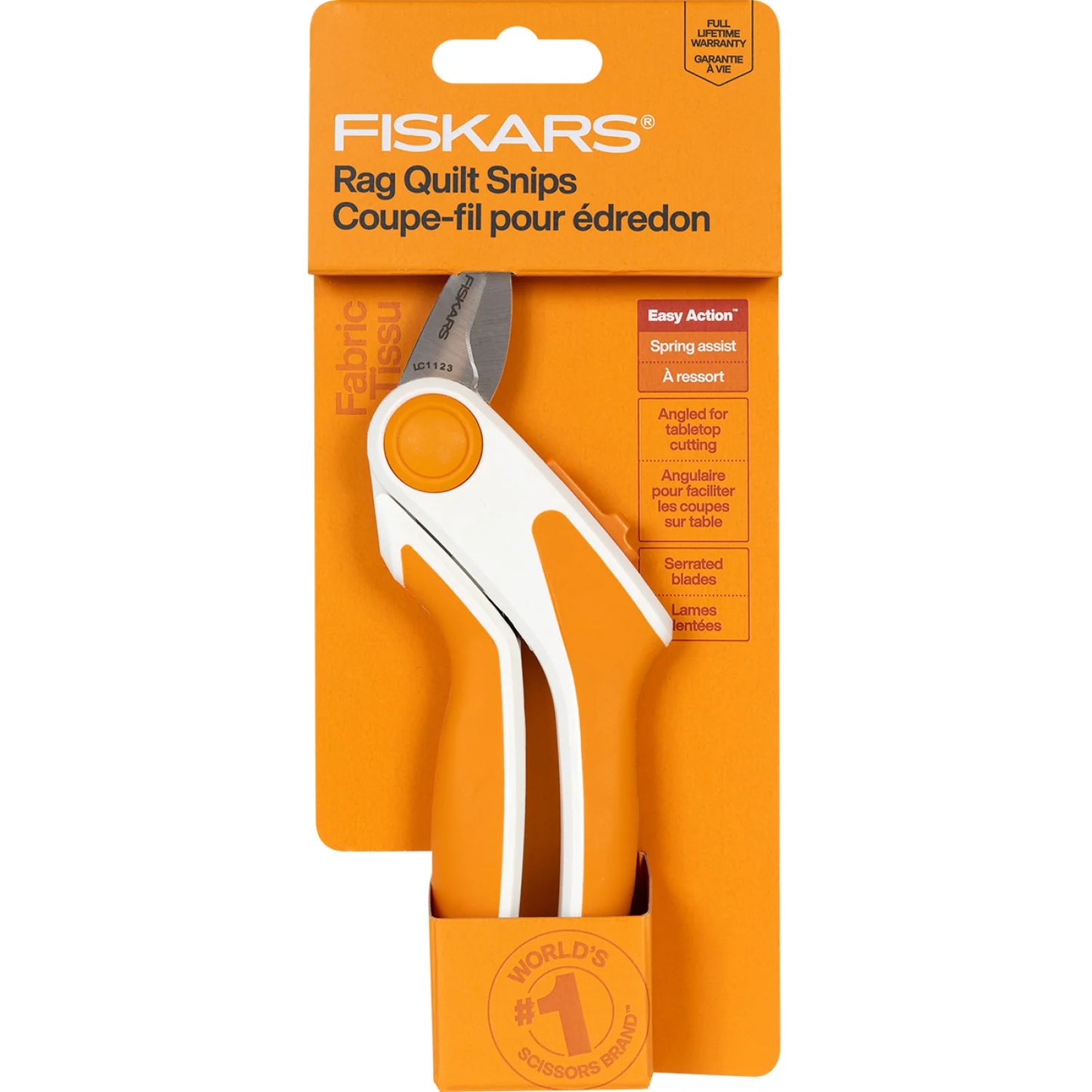 Fiskars Easy Action Rag Quilt Snips - 1069769