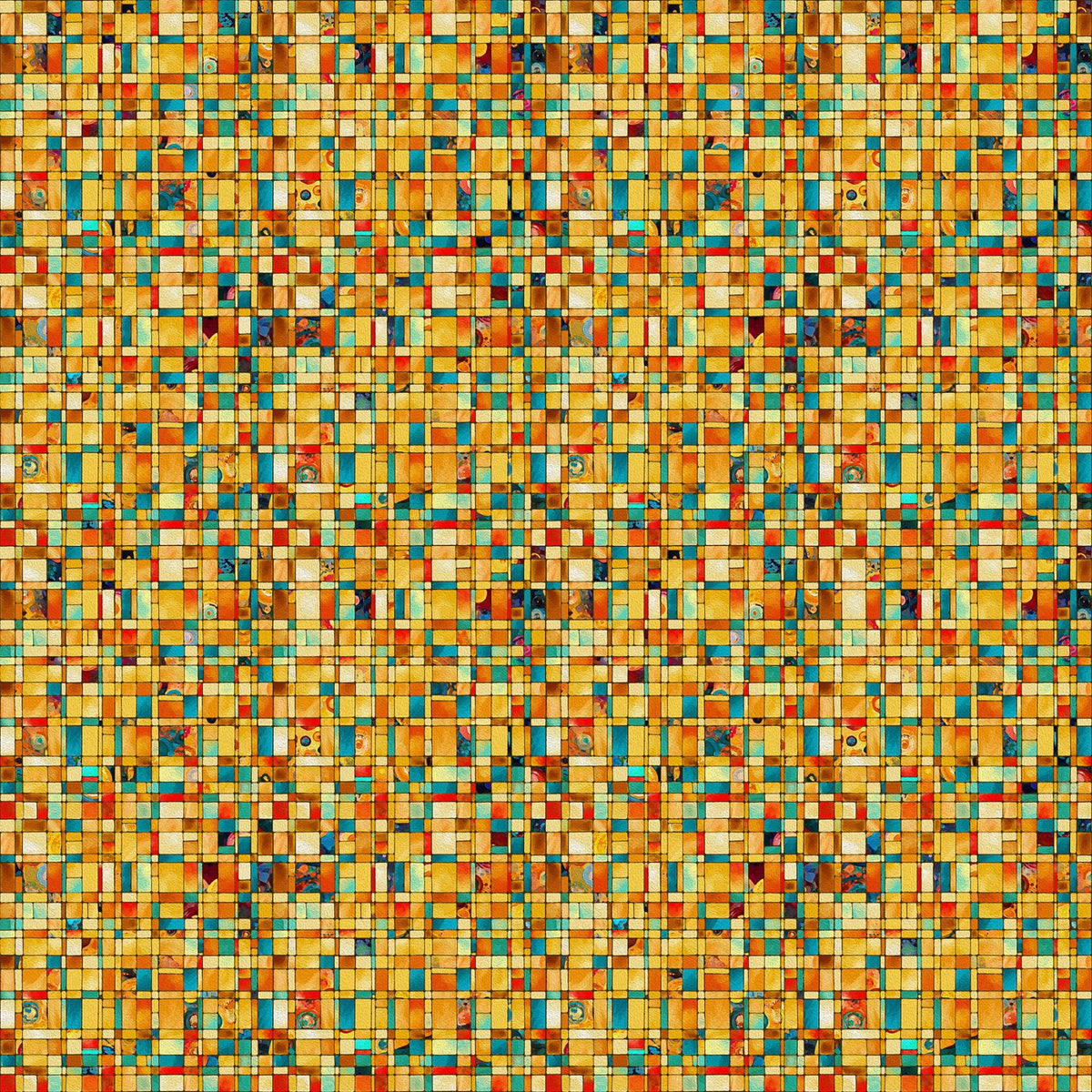 Klimty Cats - Radiant Gustav Meets Frank 10784-55 by Patrick Lose for Northcott