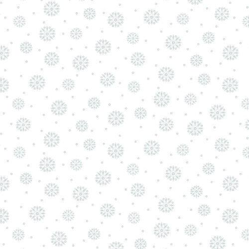 Quilter's Flour V White on White Medium Snowflake by Henry Glass