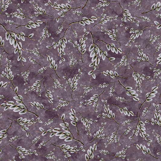 108" Willow Wood - Purple 1574-57 by Goldi L. Studio for Henry Glass & Co.