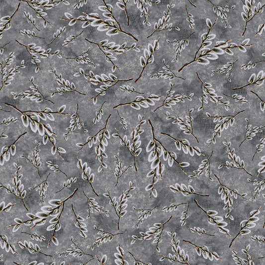 108" Willow Wood - Gray 1574-95 by Goldi L. Studio for Henry Glass & Co.
