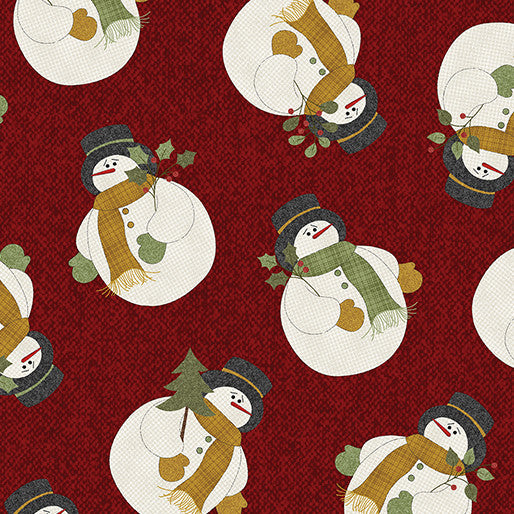Snowballs - Snowman Sangria by Benartex