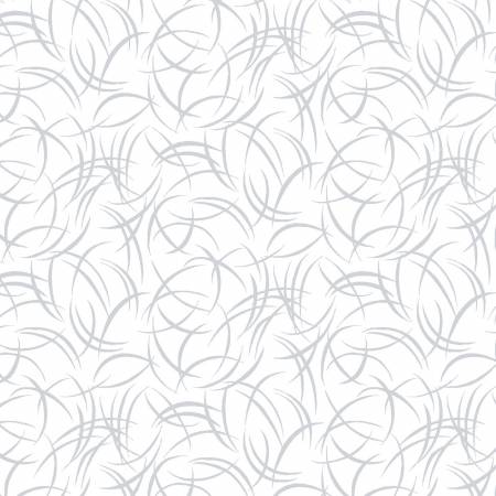 Quilter's Flour II 9425-01W Brushstroke White on White by Henry Glass Fabrics