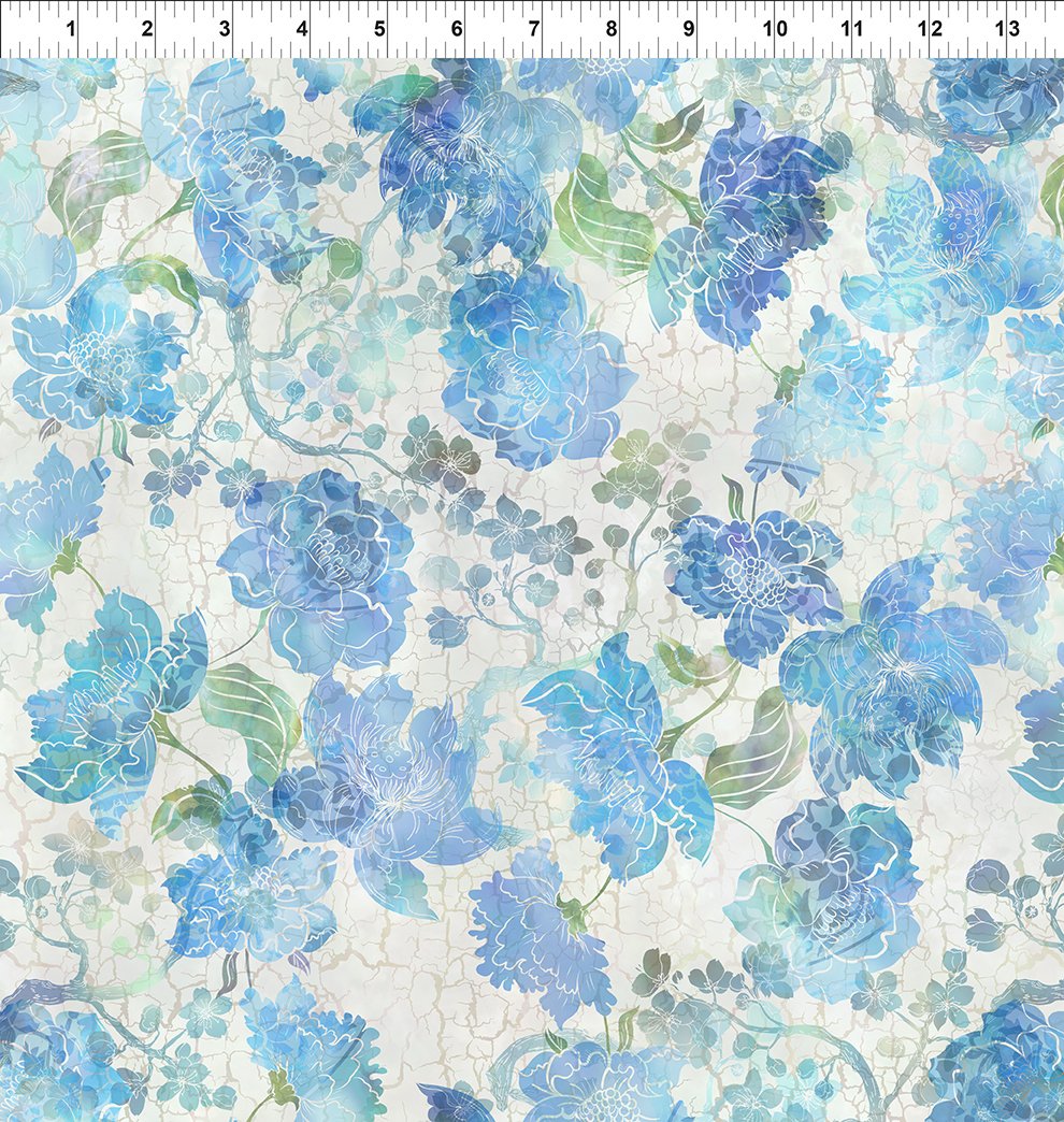 Ethereal - Blue 1JYT-2 by Jason Yenter for In the Beginning Fabrics