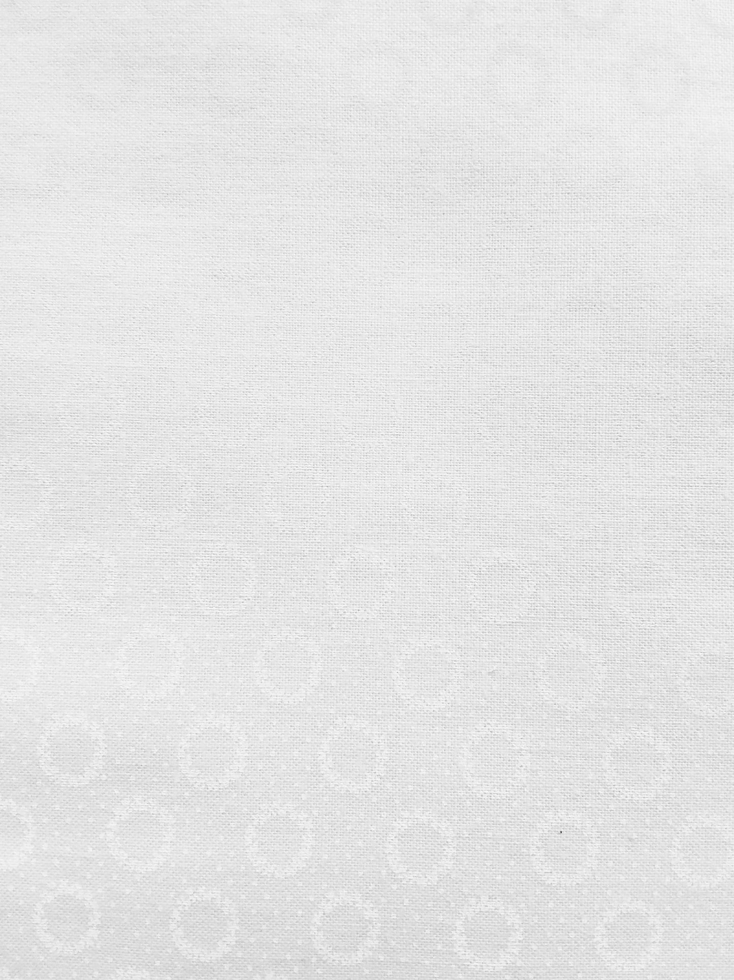Quilter's Flour IV 399-01W Wreaths And Dots White on White by Henry Glass Fabrics