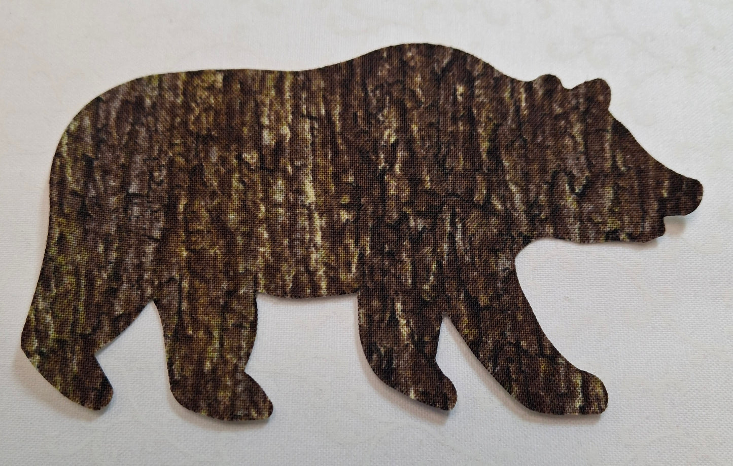 Applique - Brown Bear (Bark Texture)