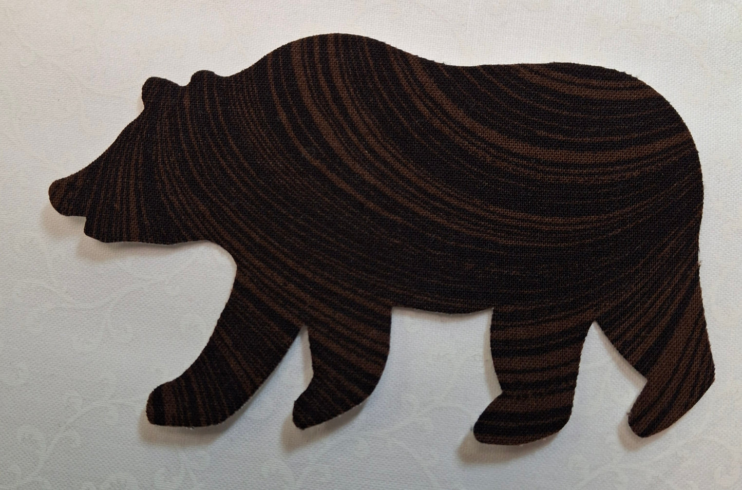 Applique - Brown Bear (Swirl Texture)