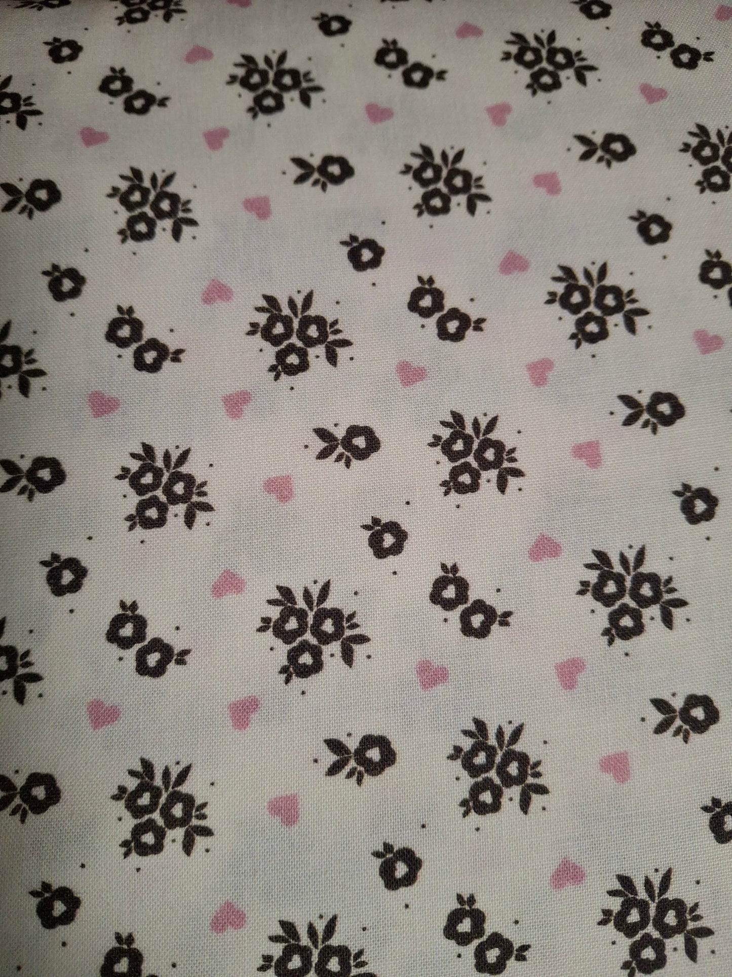 Heart Floral Toss 21190706 by Camelot Fabrics Co