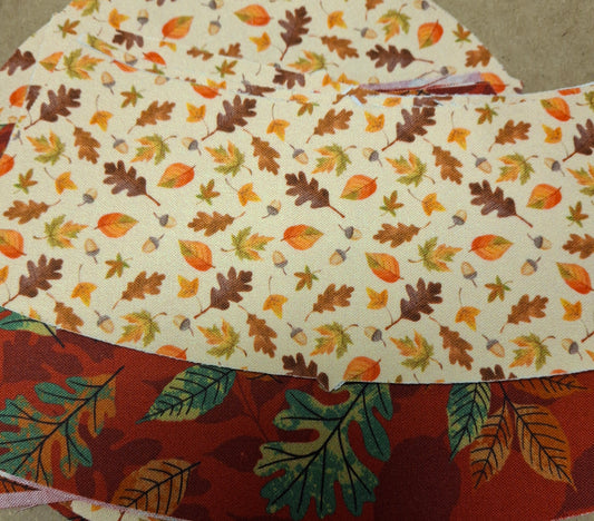 Bucket Hat Kit - Fall Leaves - Reversible