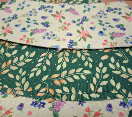 Bucket Hat Kit - Flowers/Leaves - Reversible