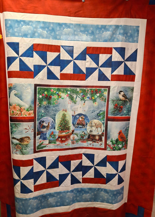 Believe Christmas Snowglobe Quilt Kit